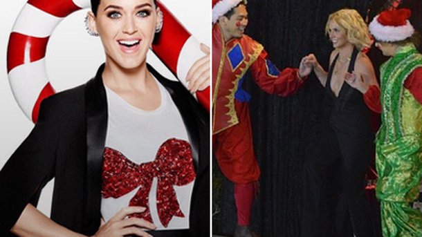 Katy Perry et Britney Spears: elles jouent les mères Noël!