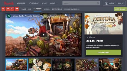 Deponia : The Complete Journey gratuit sur Humble Bundle