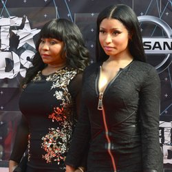 Nicki Minaj et sa mère lors de la cérémonie des Bet Awards 2015