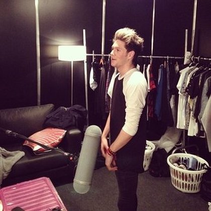 One Direction: Niall before the show in Buenos Aires #latergram