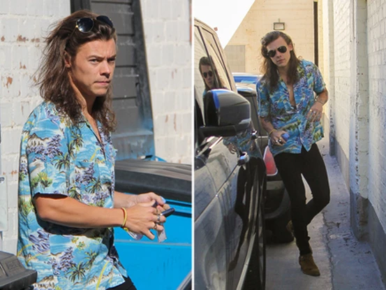 Harry Styles lors d'une séance shopping à Los Angeles