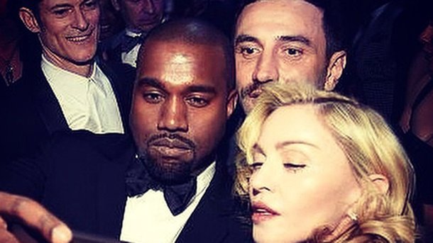 Madonna : un selfie avec Kanye West!