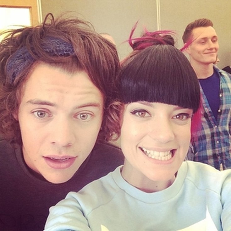 Lily Allen: LOLz avec @harry_styles #r1bw
