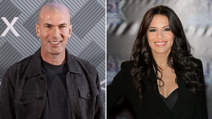 Zinedine Zidane et Zaho