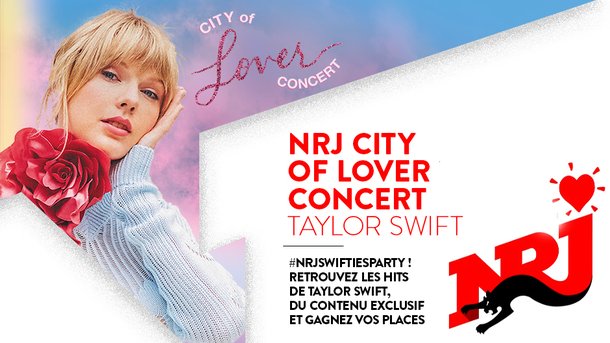 "NRJ Swifties Party" sur la radio digitale NRJ Taylor Swift