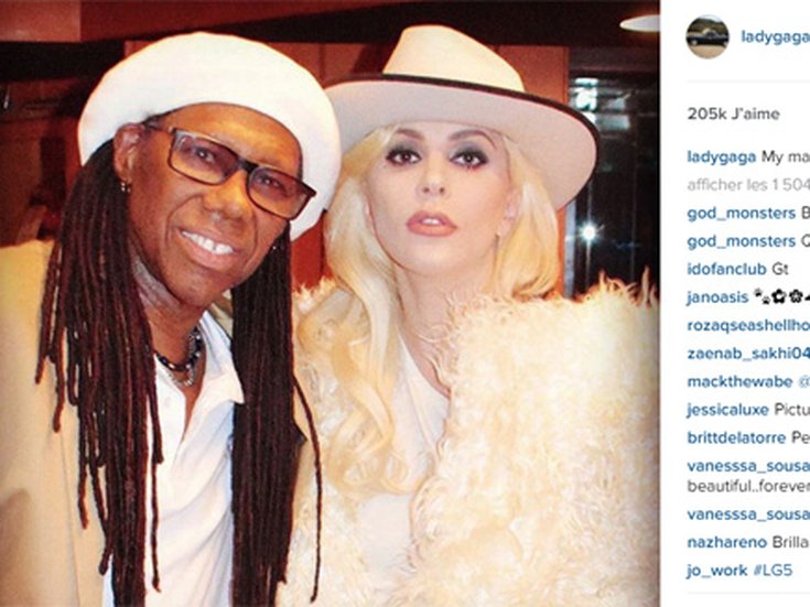 Lady Gaga et Nile Rodgers