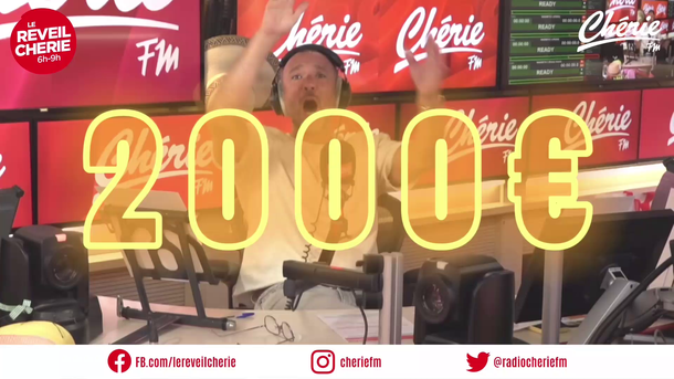Un très beau cadeau pour Cindy ce matin au Jackpot Chérie FM ! - Le Réveil Chérie
