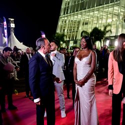 Nikos Aliagas, Aya Nakamura, Clara Luciani, Jenifer et Vitaa - Montée des Marches NRJ Music Awards 2019