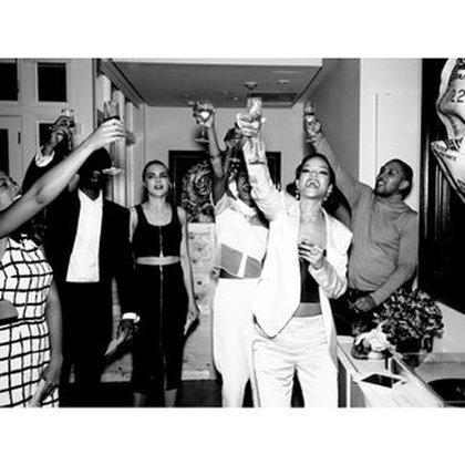 Rihanna fête le nouvel an