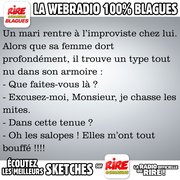Blague : Un mari rentre à l’improviste chez lui....