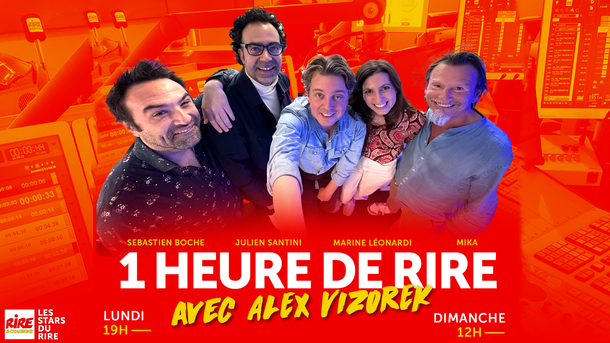 Actualité humour - 1 heure de rire avec Alex Vizorek - Ce soir à 19h sur Rire & Chansons