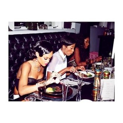 Rihanna fête le nouvel an