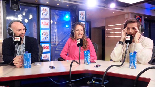Élodie Fontan , Philippe Lacheau  et Julien Arruti font le pitch à trois voix du film "Alibi.com 2"
