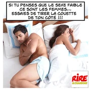 Blague : la couette, ça en dit beaucoup !
