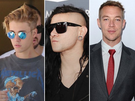 Justin Bieber, Skrillex et Diplo