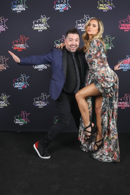 Chris Marques et Clara Morgane - Photocall - NRJ Music Awards 2019