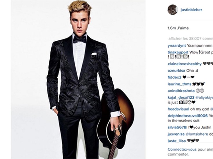 Justin Bieber pour GQ