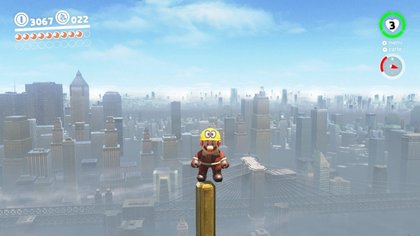 Mario imite un héros de Assassin's Creed à New Donk City
