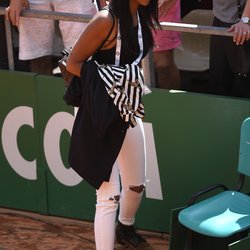Shy'm au tournoi de Tennis de Monte-Carlo