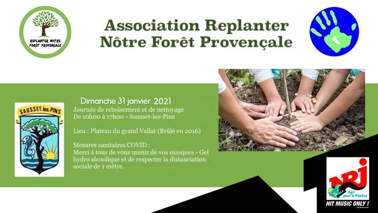 Replanter notre Forêt Provençale - Janvier 2021