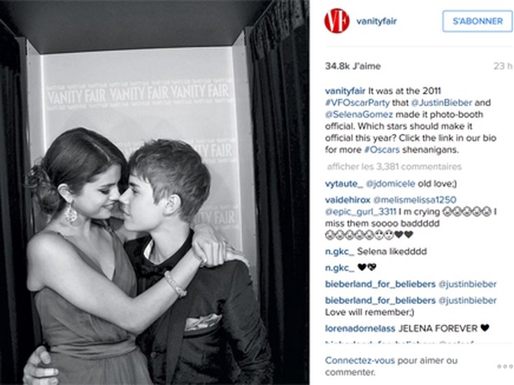 Selena Gomez et Justin Bieber pour Vanity Fair