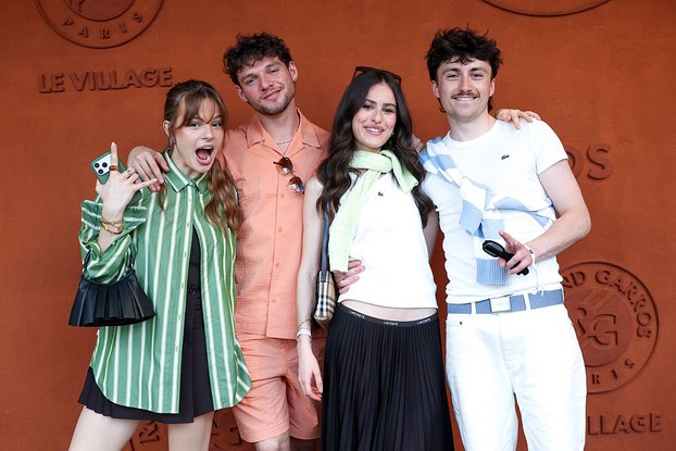 Anouk, Théo P, Jeanne et Léo à Roland-Garros 2026