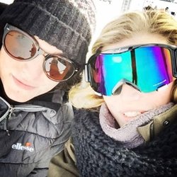 CAUET et l'équipe à Tignes