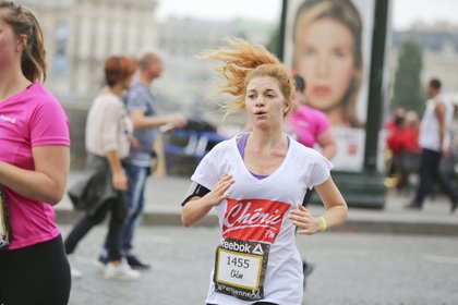 La team Fitnext/Chérie FM lors de la Parisienne