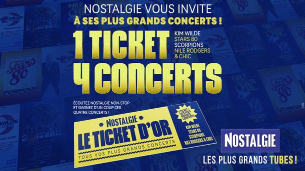 Kim Wilde, Stars 80, Scorpions, Nile Rodgers & Chic : Nostalgie vous invite à ses plus grands concerts !
