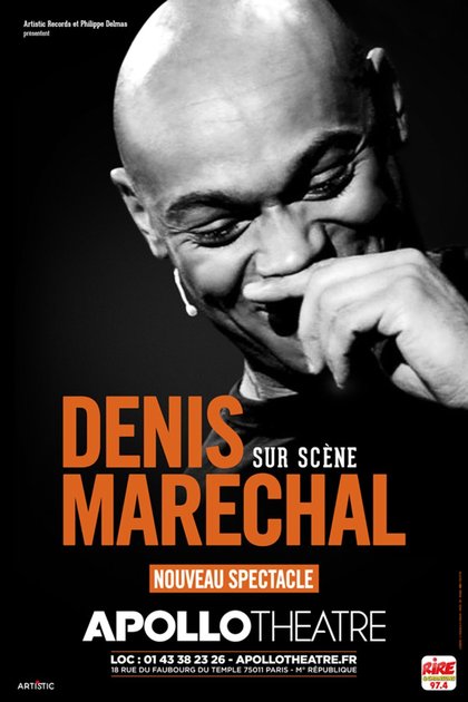 Denis Maréchal sur scène apollo theatre
