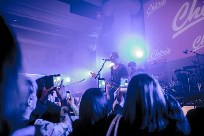 Calogero sur la scène du Concert Pop Love à Nice