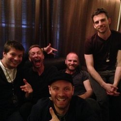 Coldplay: Fou rire en Backstage au Beacon Theater, NY. PH