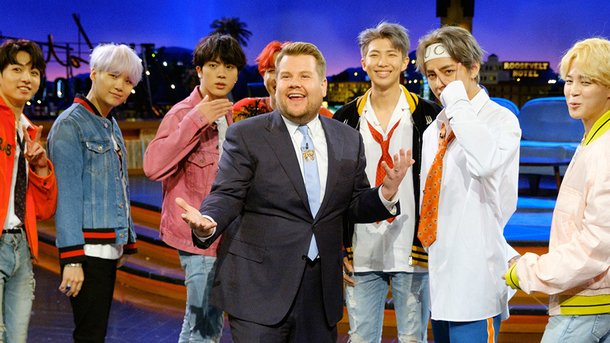 BTS dévoile leur nouveau hit «Black Swan» dans l’émission de James Corden