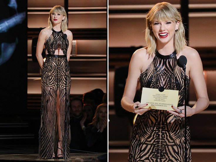 Taylor Swift lors de la cérémonie des Country Music Association Awards 2016