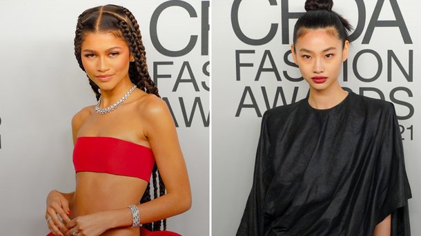 Zendaya avec la star de «Squid Game» Hoyeon Jung aux CFDA Fashion Awards 2021!