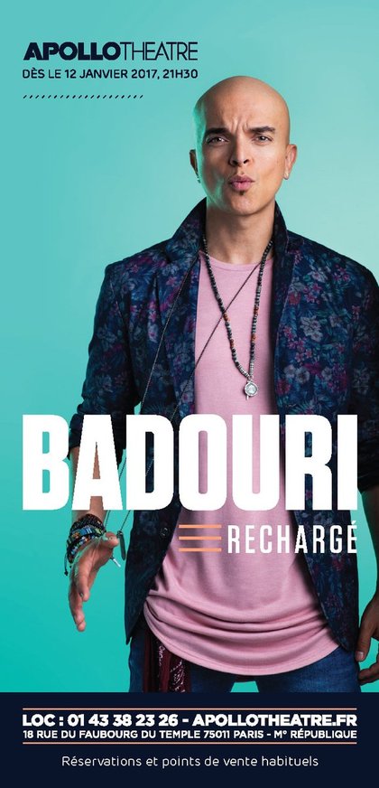 Rachid Badouri rechargé Apollo Théâtre 