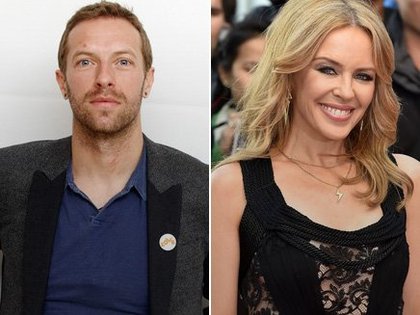 Chris Martin et Kylie Minogue