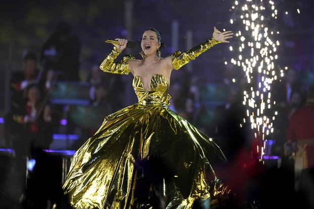 Katy Pery lors du concert en l’honneur du roi Charles III.