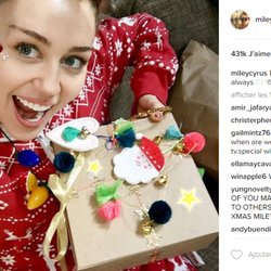 Miley Cyrus fête Noël avec la famille de Liam Hemsworth