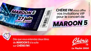 🎤 Maroon 5 au Château de Chambord : gagnez vos invitations VIP avec Chérie FM !