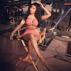 Nicki Minaj: Shooting pour Myx Fusions Moscato