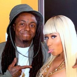 Nicki Minaj pose avec Lil Wayne 