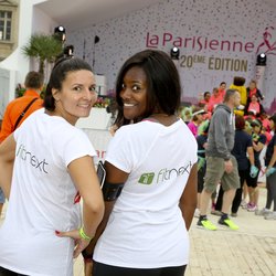 La team Fitnext/Chérie FM lors de la Parisienne