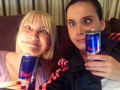 Katy Perry et Sia : "la session studio devient folle !"