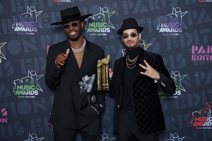 Dadju et Soolking - Photocall NRJ Music Awards Paris Edition