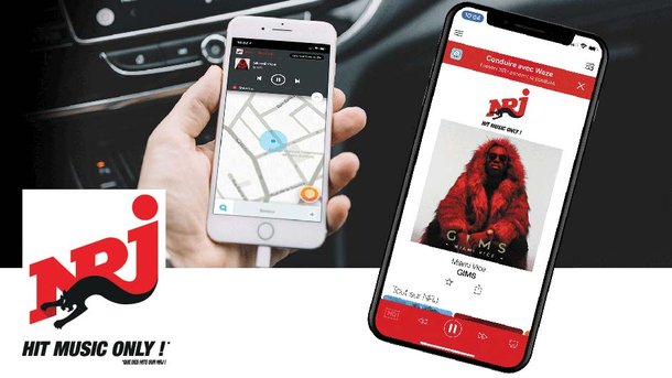 NRJ est désormais disponible sur Waze !
