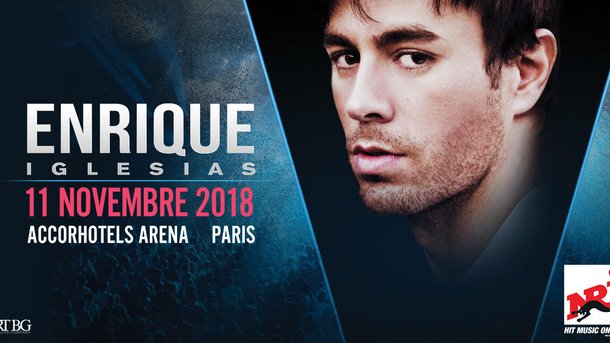 Enrique Iglesias en concert à l’AccorHotels Arena le 11 novembre avec NRJ!