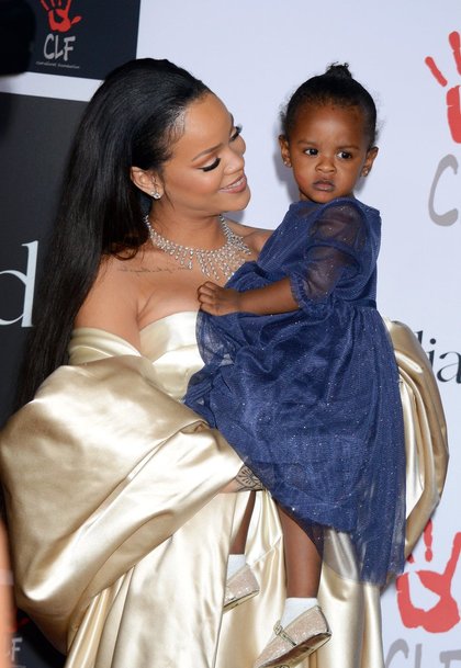 Rihanna et Royalty, la fille de Chris Brown au Diamond Ball