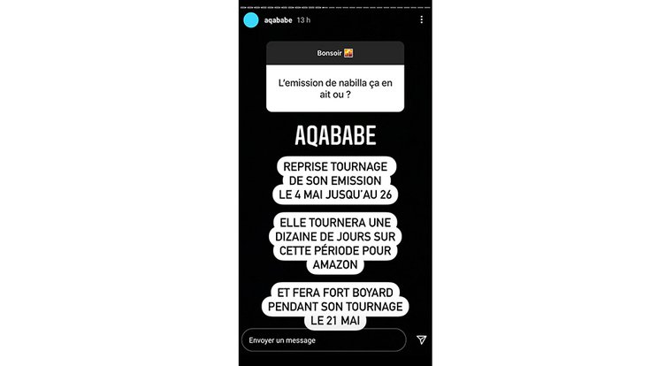 Aqababe sur Instagram
