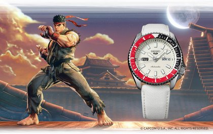 montre Seiko X Street Fighter V